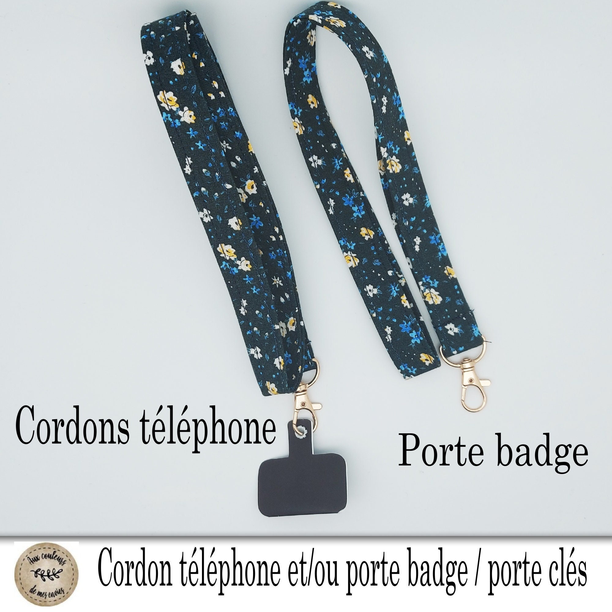 Lanière tour de cou porte clé & badge - Pylones