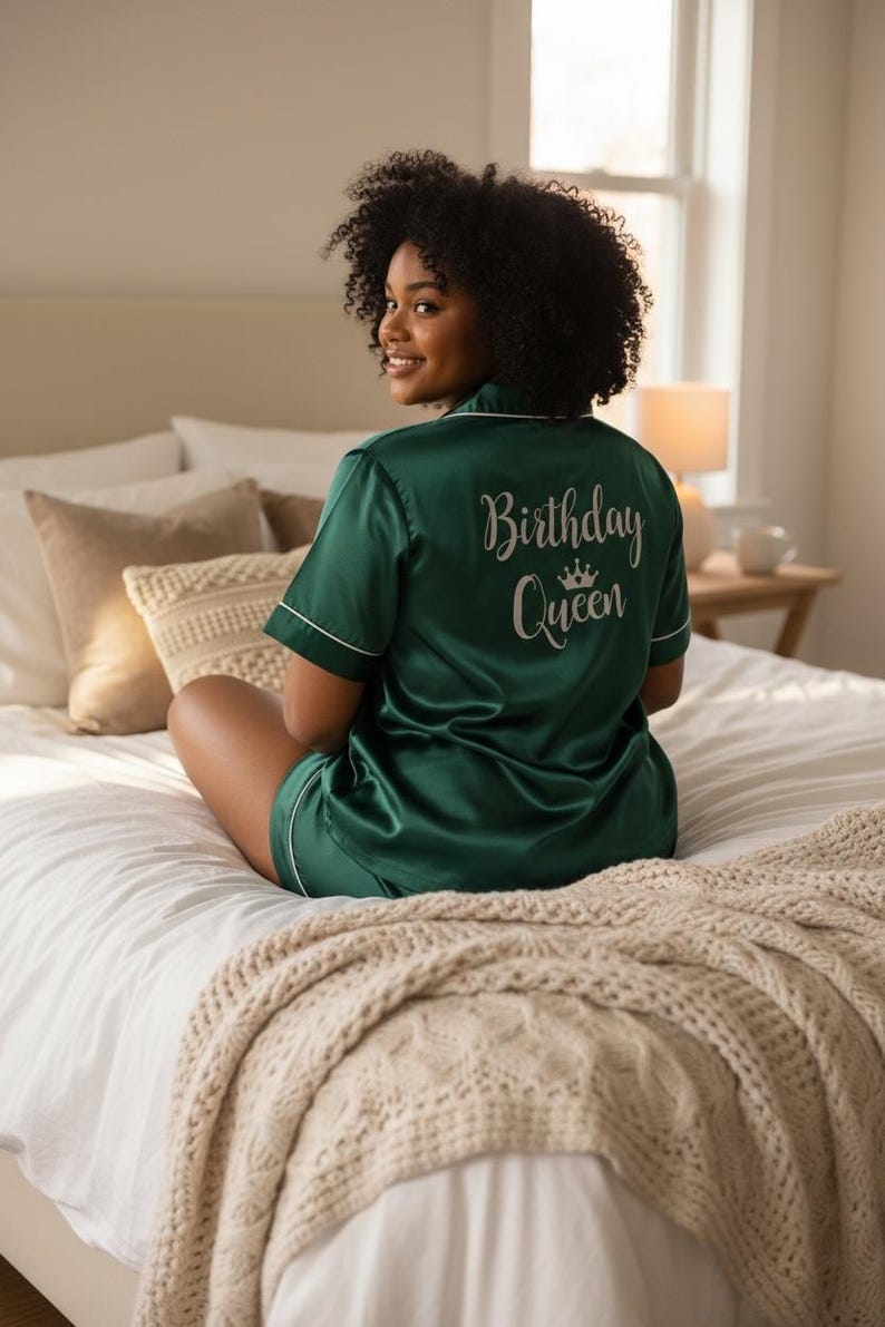 Personalized Birthday Pajamas | 30th 40th 50th 60th 70th Gift for Her ...