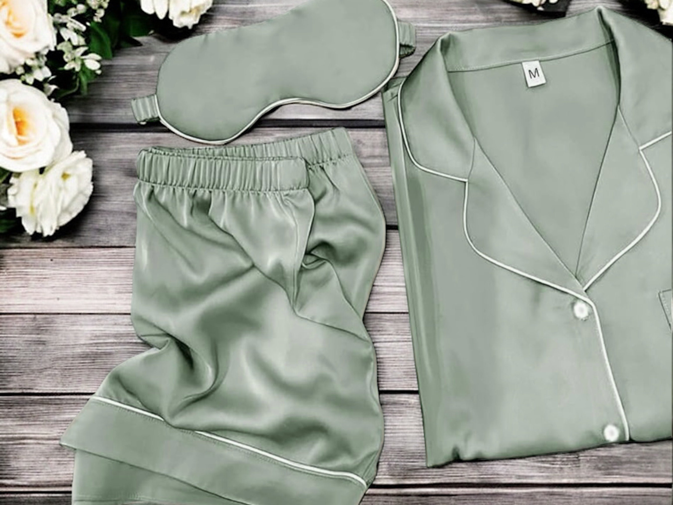 Mint Green Pajamas Etsy Canada
