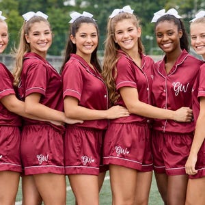 Sport Team Pajamas • Dance Team Pajama Set • Custom Team Name Pajamas • Wake Up & Hit Zero • Dreaming of Zero Deductions • Team Spirit  PJs