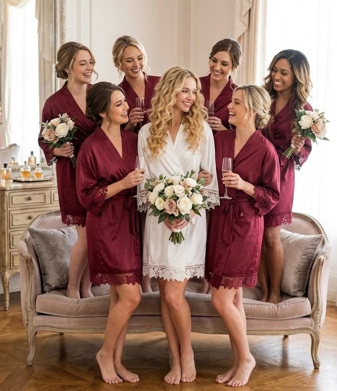 Bridesmaid Kimonos - Etsy