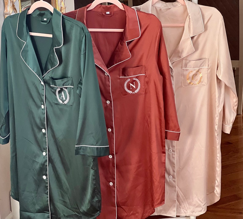 CLEARANCE Sleep Shirts for Bridesmaids /getting Ready Outfits Etsy