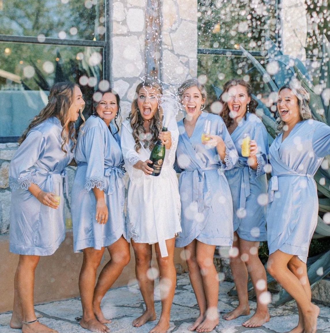 wedding party robes