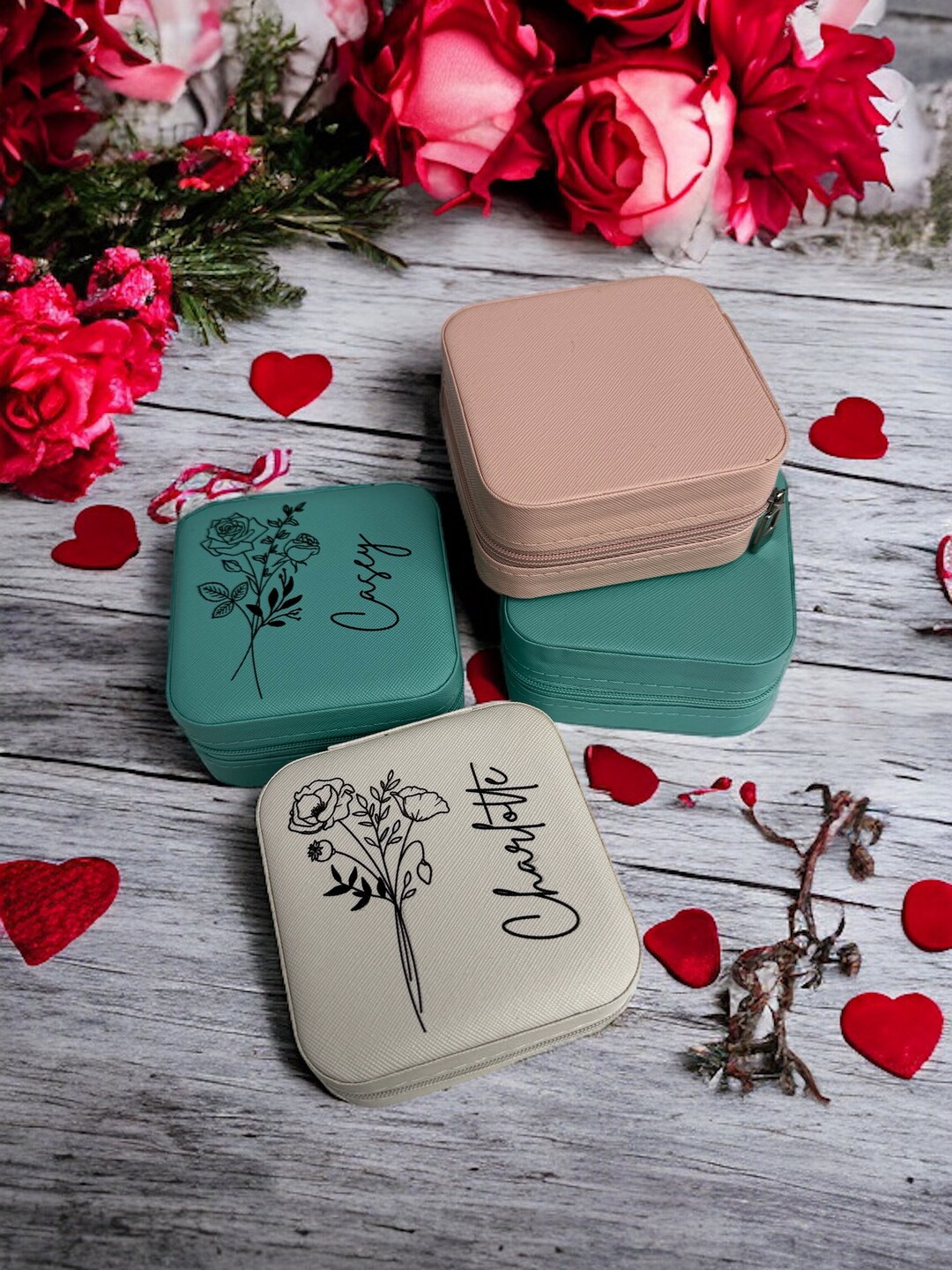 Personalized Floral Mom Tracker Bottle - Up to 5 Kids - Gift Idea For Mother's Day
