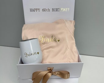 Happy Birthday Gift Box For Her, Personalized Mothers Day Gift Box, Custom Birthday Gifts For Mom, BFF Best Friend