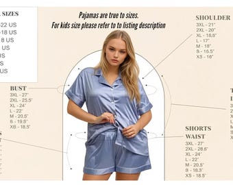 GENTLE SATEEN Luxury Satin Pajama Set For Women - 2 Piece Pjs With Sleep Mask & Scrunchie, Bridesmaid Gift