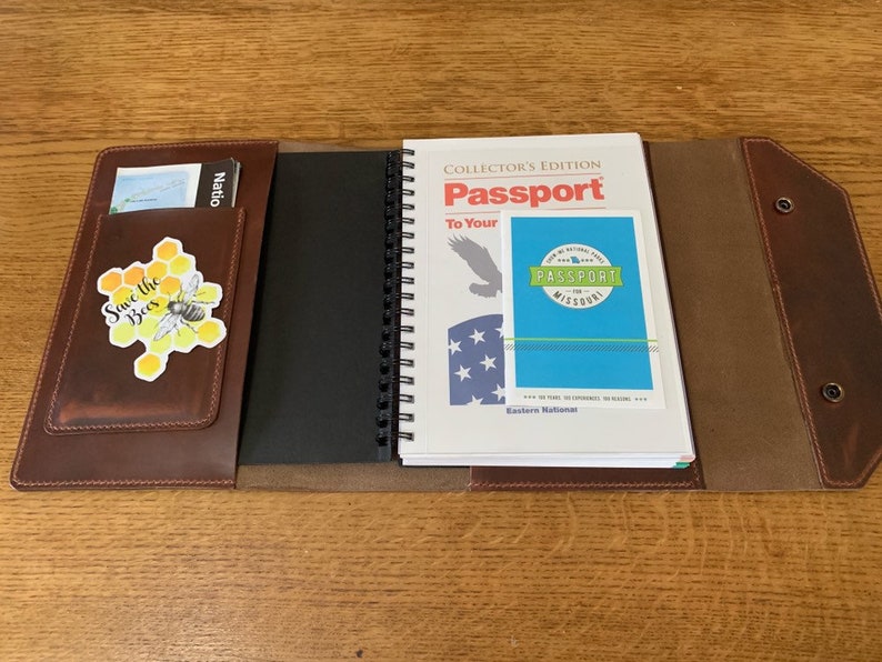 National Park Service Collectors Passport Leather Cover Etsy