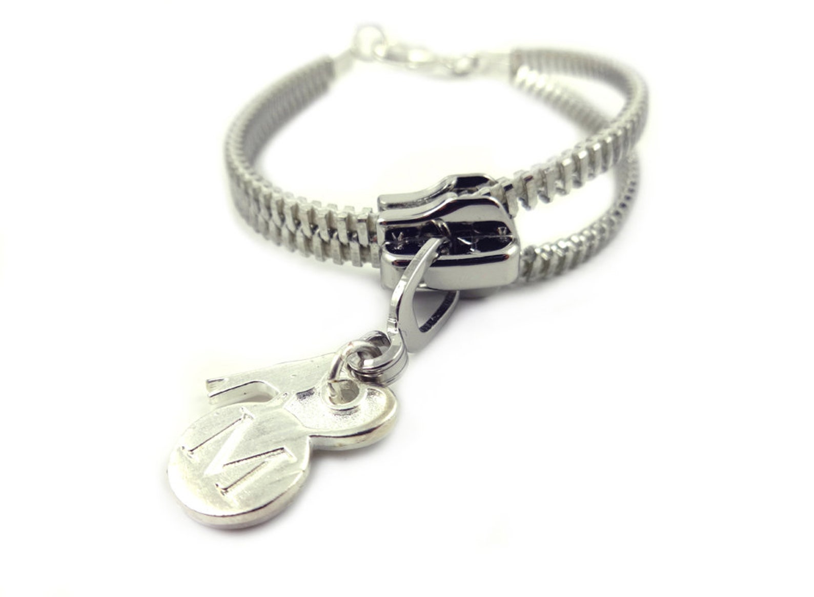 Silver Zip Bracelet Zipper Bracelet Actual Zip Handmade Zip Etsy UK