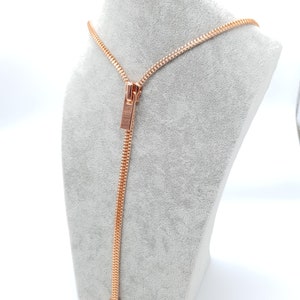 Zip Me Up Necklace Silver W Charm or Puller, real zip jewellery, necklace for her, unique jewellery, one of a kind jewellery, necklace
