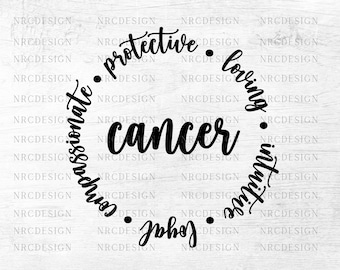 Download Cancer Sign Svg Etsy