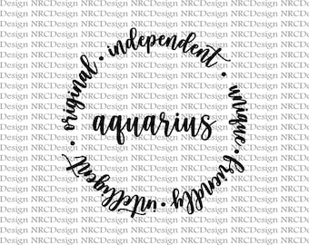 Download Aquarius Svg Etsy