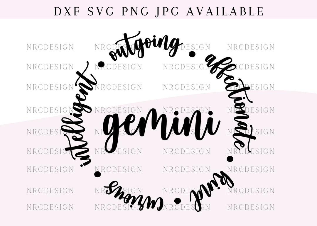 Gemini Svg, Gemini Horoscope, Gemini Zodiac, Zodiac Signs, Gemini Cut
