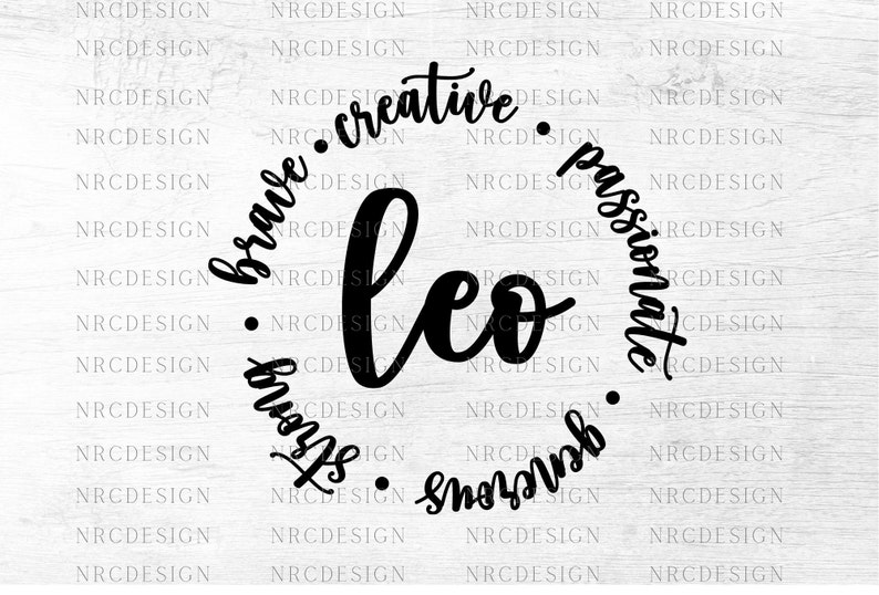 Leo svg Leo cut files leo horoscope zodiac sign cut files | Etsy