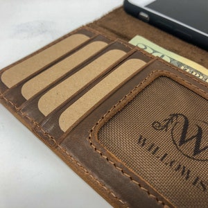 iPhone Wallet, Leather iPhone Case, iPhone 15 Pro Max, iPhone 15 Pro, iPhone 15 Plus, iPhone 15, iPhone 14 Pro Max, 14 Pro, 14 Book Case image 4
