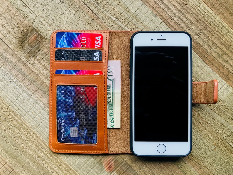 Iphone Wallet Leather Iphone Case Iphone XS Max Iphone Xr Etsy