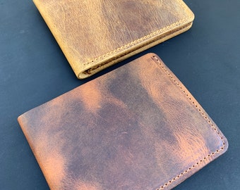 Leather Wallet, Minimalist Leather Wallet, Wallet, Personalize Wallet, Slim Leather Wallet,