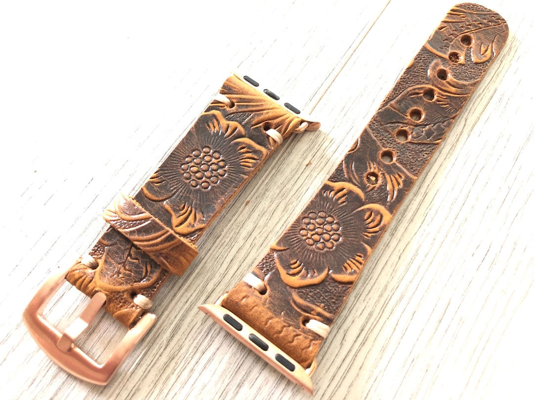 Apple Watch Band, Leather Apple Watch Band, Leather Watch Band, Iwatch Band, Series 9 8 7 6 5 4