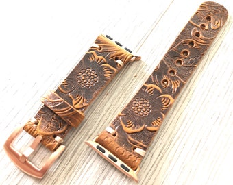 Apple Watch Band, Leather Apple Watch Band, Leather Watch Band, iWatch Band, Series 9 8 7 6 5 4 3 2 1 SE, 49-45-44-42-41-40-38 mm ULTRA