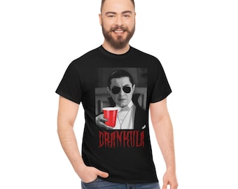 Trinken Dracula Halloween - Bela Lugosi Dracula T-Shirt | Dracula T-Shirt | Horror Shirt | Vampir Shirt | Horror Movie T-Shirt | Unisex