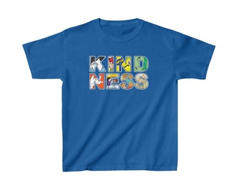 Kindness T-shirt Positive Message Shirt Anti-Bullying Inspirational Quote Choose Love mom shirt aunt shirt - Kid Size