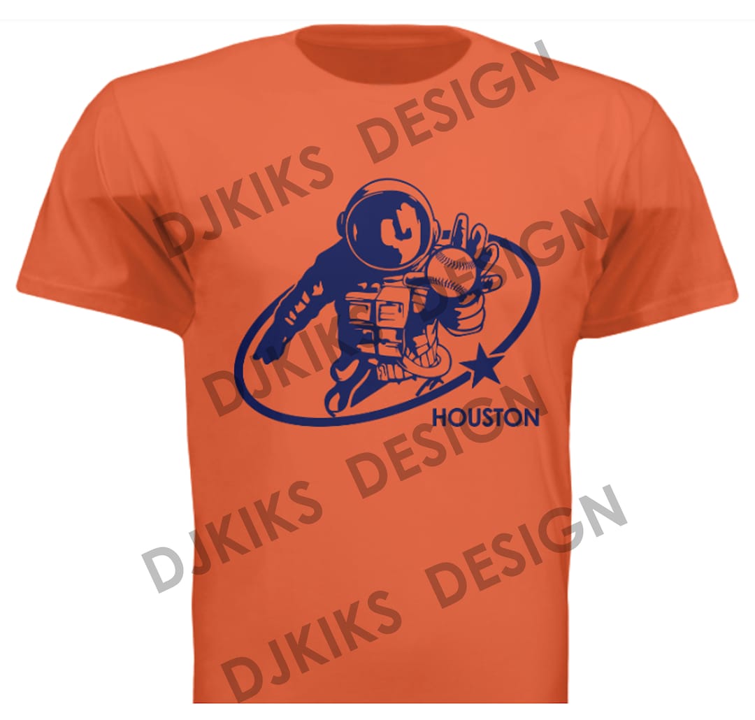 Spaceman Houston Texas Baseball Astro-naut : PNG and JPG - Etsy