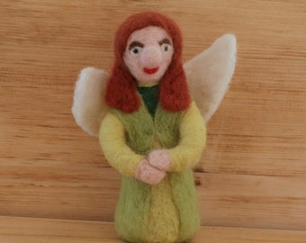 Christmas figure, angel, wool figure, decoration, gift, handicraft
