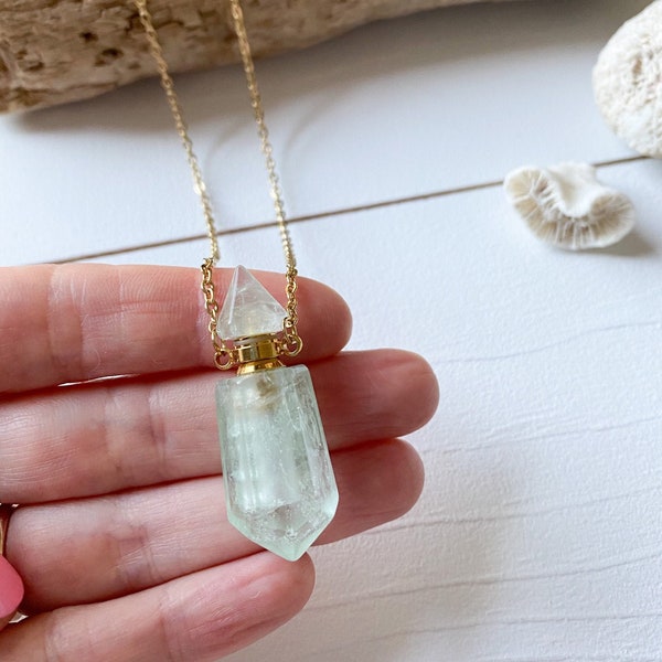 Diffuser Necklace, Aromatherapy Necklace, Diffuser Necklace, Essential Oil Necklace, Fluorite Necklace, For Mom, For Her, For Wife