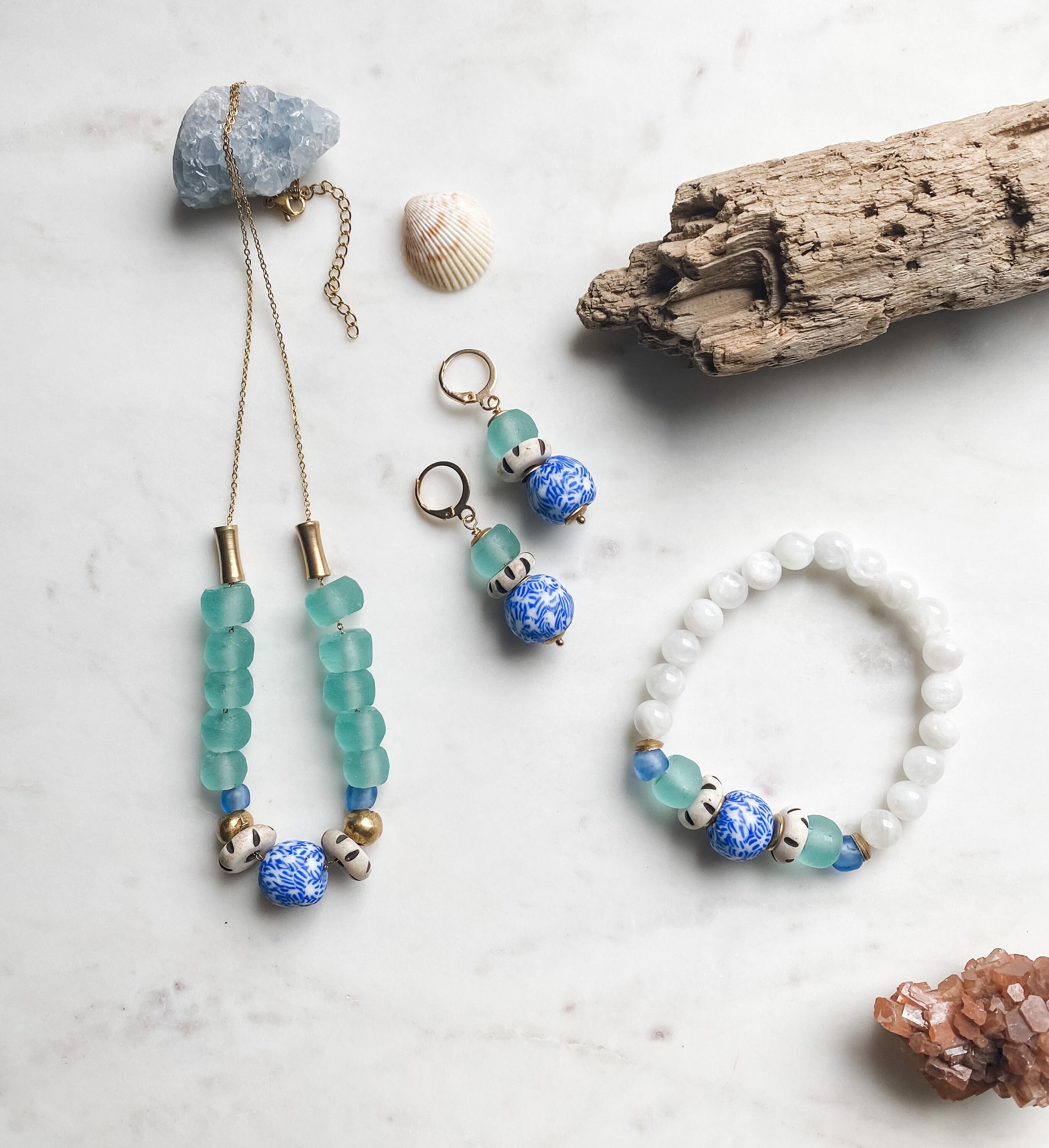 PIETRE PREZIOSE - COLLANA BRACCIALE ORECCHINI - Estetica Elisa