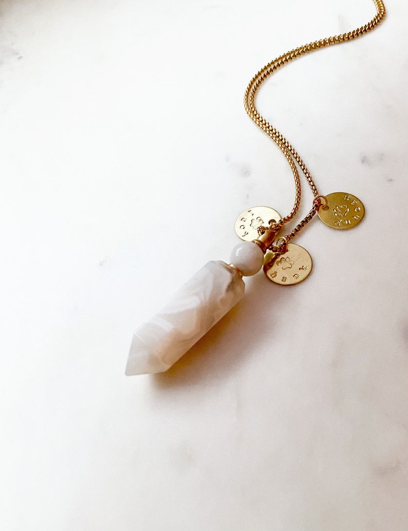 pet urn, human urn, customized urn, name on tag attached to crystal urn, silver or gold hardware available, over ten crystals to choose from, ruby blue co