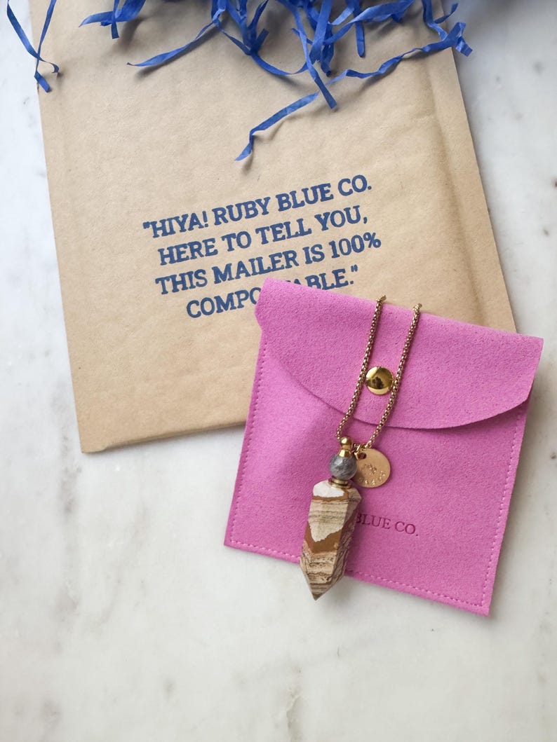 Custom Crystal Pet Urn Necklace, Memorial Keepsake with Hand Stamped Tag image 13