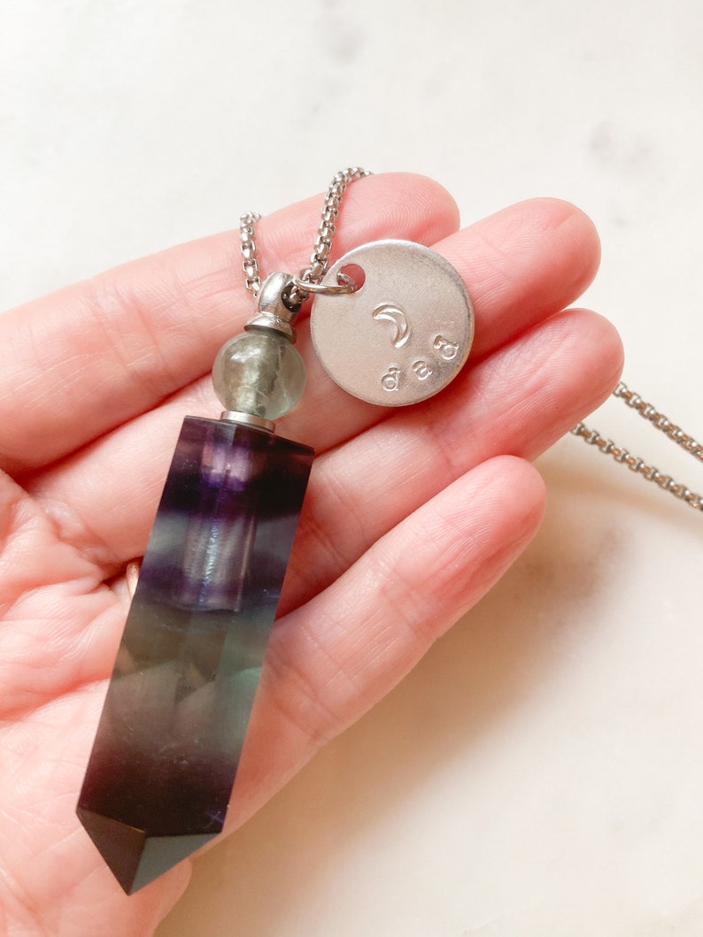 rainbow fluorite, pet urn, human urn, customized urn, name on tag attached to crystal urn, silver or gold hardware available, over ten crystals to choose from, ruby blue co