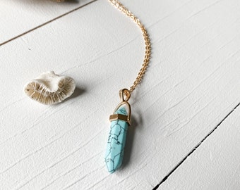 Blue Ruby Necklace - Etsy