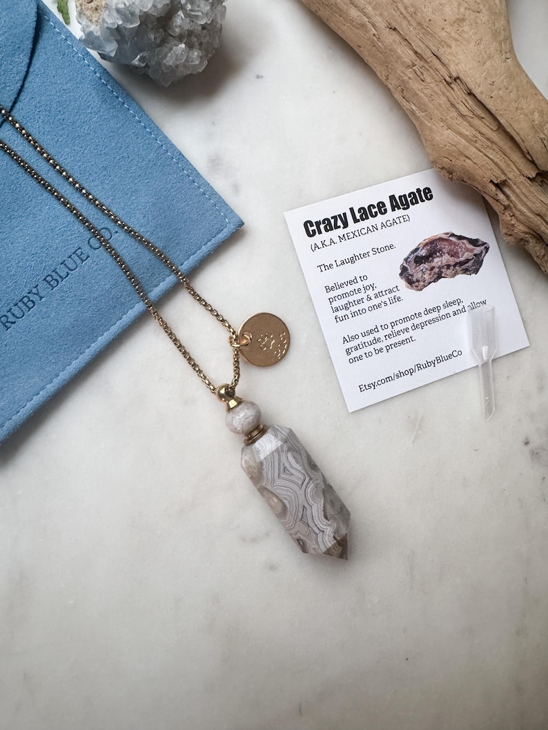 Custom Crystal Pet Urn Necklace, Memorial Keepsake with Hand Stamped Tag image 15
