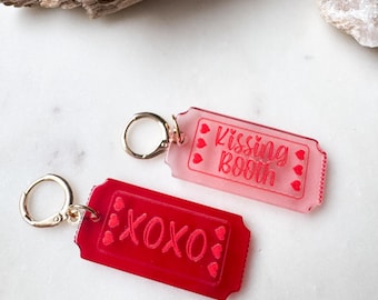 XOXO Kissing Booth Earrings, 14k Gold Vermeil Huggies