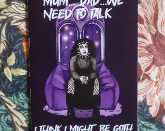 Jag tror att jag kanske är goth | Serietidningskonstzine | A5