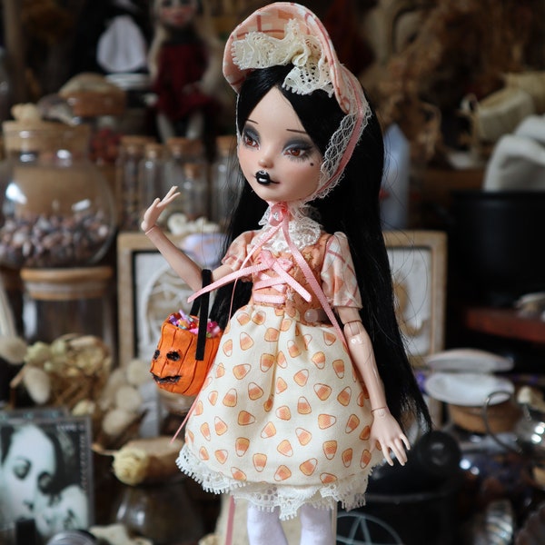 Trick R Treat Bo Peep | OOAK Halloween Monster High Custom Doll Repaint |