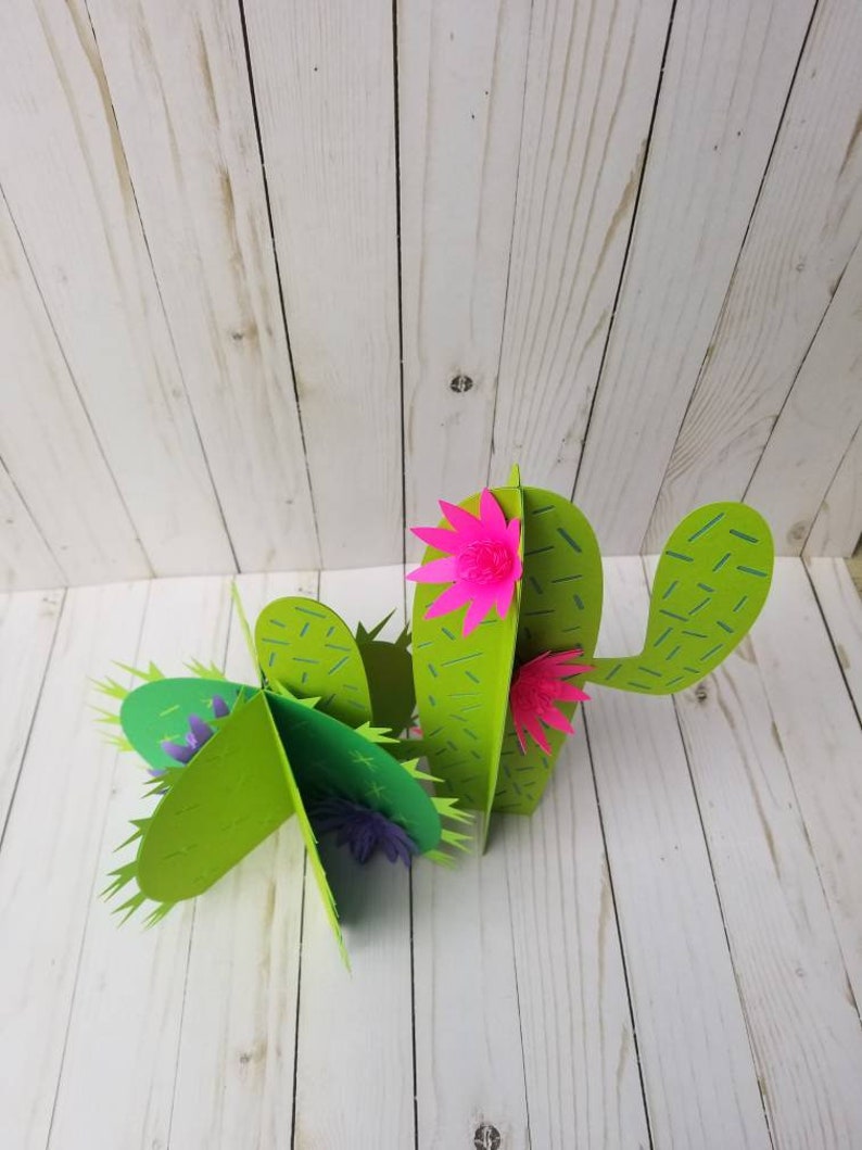 Tacos and Tequila CenterpieceCactus Centerpiece3D Cactus CenterpieceTaco Twosday PartyCacti CenterpieceLlama Birthday PartyTable Decor