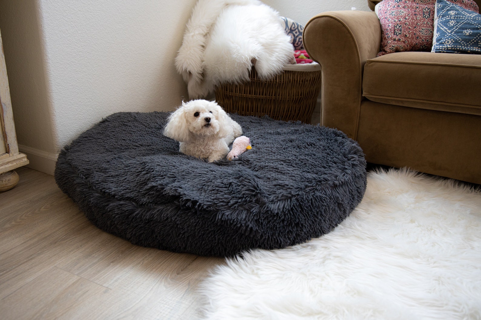 Large Dog Bed Cover Fitted Sheets for Your Round Costco Pet Etsy