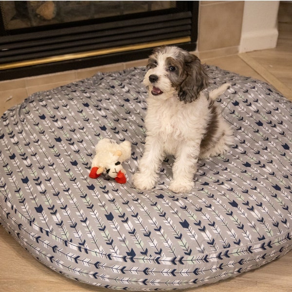 Housse de lit pour chien – Grande – Convient aux lits ronds Costco