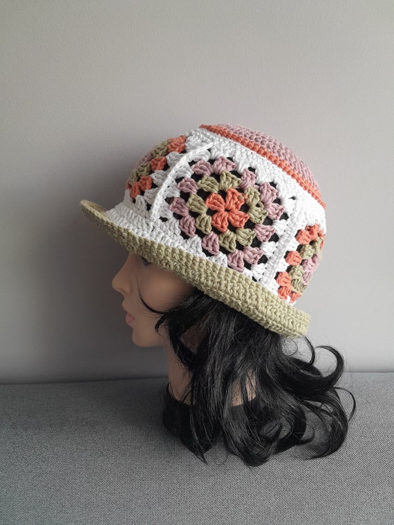 Cappello estivo in cotone a secchiello Cappello primaverile da