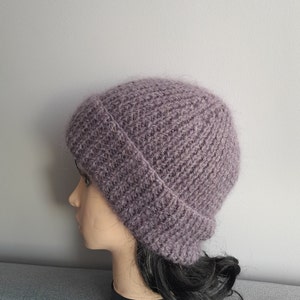 Gebreide damesmuts, wollen gebreide muts voor vrouwen, handgemaakte muts, gebreide damesmuts, winteraccessoires, kerstcadeau voor moeder, cadeau voor meisje