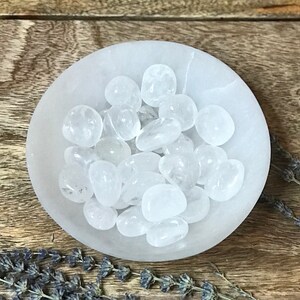 Clear Quartz Tumbles