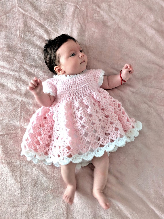 baby girl dress with headband