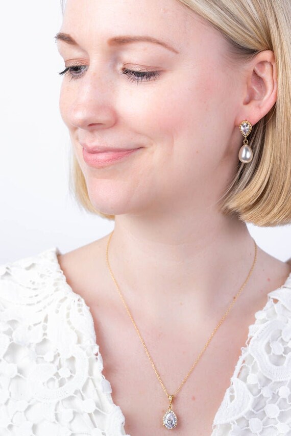 Collier Perle en Plaqué Or - COST25PEPO - Skalli