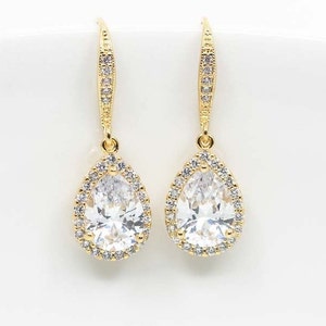 Earrings Gold Plated Wedding Jewelry Bridal Jewelry Earrings Earrings