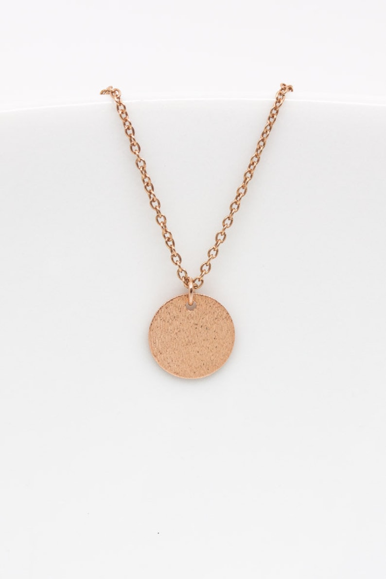 Chain silver rosevergoldet platelets