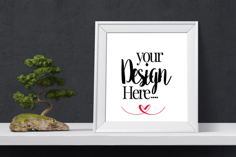 Download Mock up frame mock up design scene creator mock up seen | Etsy