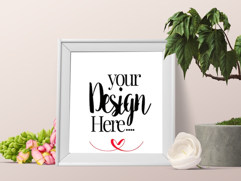 Download Mock up frame mock up design scene creator mock up seen | Etsy