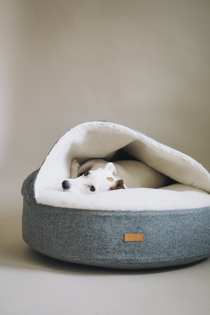 Burrow Dog Bed Washable Designer Pet House Handmade Dog Etsy