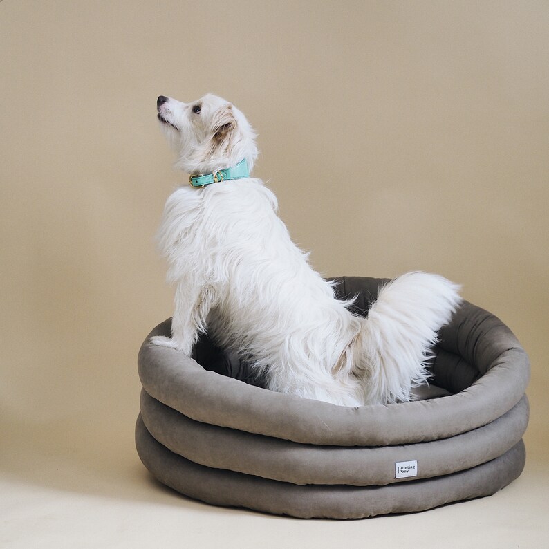 Wolke Hund Bett Runde dunkel waschbar Haustier Bett Etsy